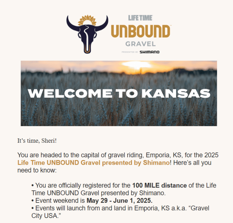 Unbound confirmation email
